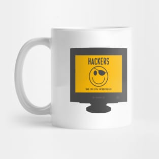 Hackers Minimalist Film Poster Mug